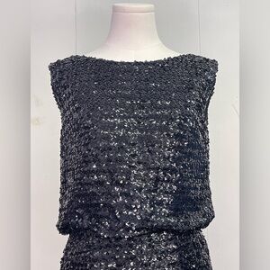 Vintage 1950’s Black Sequin Party Dress